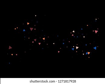 Bang, Blast, Moved Particles, Vector Explosion Frame. Broken Glass, Triangle Memphis Grunge Fragmentation. Stars, Glitter, Trendy Cosmic Frame, Vortex, Shattered Fragments. Textured Memphis.
