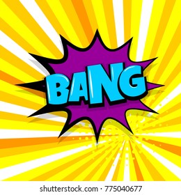 Bang Boom Gun Comic Text Speech Stock Vector (Royalty Free) 775040677 ...