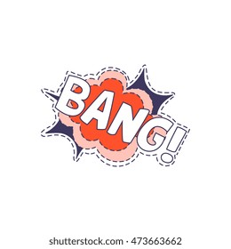 Bang Bright Hipster Sticker