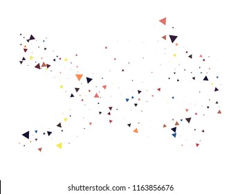 Bang, Burst, Moved Particles, Vector Explosion Background. Broken Glass, Triangle Memphis Grunge Fragmentation. Stars, Sparkles, Magic Cosmic Frame, Vortex, Shattered Graphic. Hipster Cool Memphis