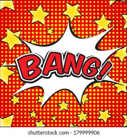 Bang Comic Speech Bubble Stock Vector (Royalty Free) 179999906 ...