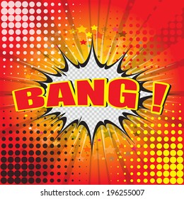 BANG ! - Comic Speech Bubble, Cartoon 