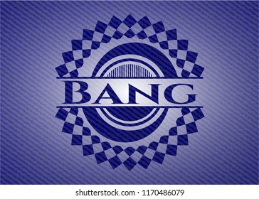 Bang denim background