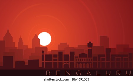 Bangalore Low Sun Skyline Scene