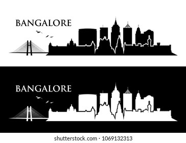 Bangalore skyline - India - vector illustration