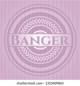 Banger pink emblem