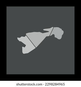 Stadtplan von Banggai - kreatives Design