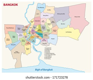 Bangkok Administrative Map 2