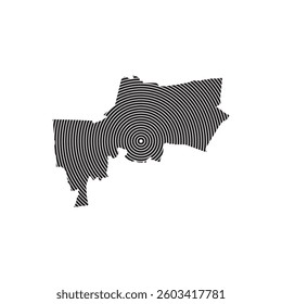 Bangkok City Map Icon Illustration Design