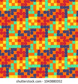 Bangkok seamless pattern. Autentic artistic design for background.