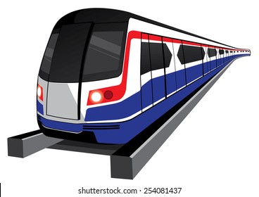 Bangkok skytrain icon vector illustration