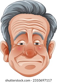Bangkok, Thailand May 25, 2023. Caricature of Robin Williams illustration