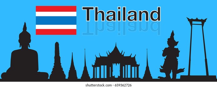 bangkok thailand vector