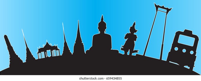 bangkok thailand vector