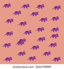 Bangla Pink Dinosaur Pattern with background  