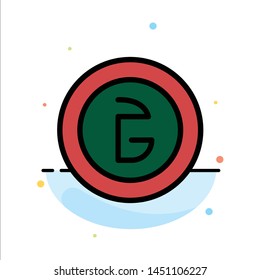 Bangladesh, Business, Currency, Finance, Money Abstract Flat Color Icon Template