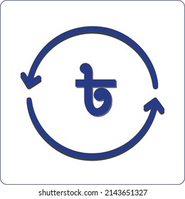 Konvertierungs- oder Exchange-Symbol in Bangladesch.