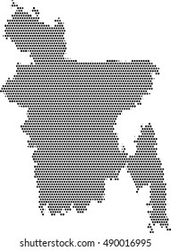 bangladesh dots map 