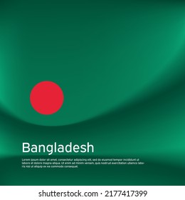 Bangladesh Flag Background Blurred Pattern Colors Stock Vector (Royalty ...