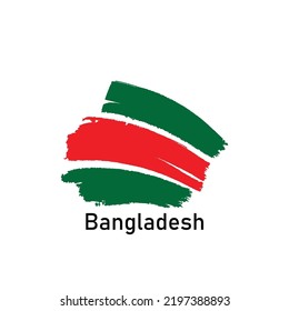 Bangladesh Flag Design Post Template Stock Vector (Royalty Free ...