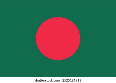 Bangladesh flag icon vector design and illustration. Symbol Bangladesh. National flag of Bangladesh. Vector illustration.