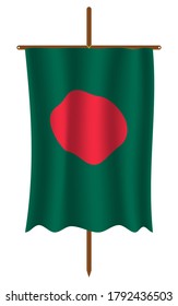 Bangladesh flag image vector. 