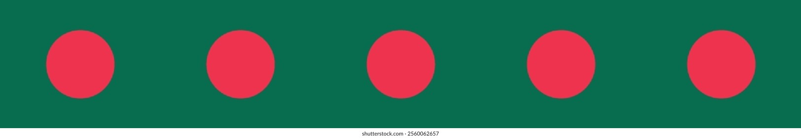 Bangladesh flag long banner digital vector illustration