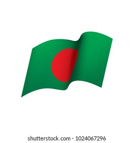 Bangladesh flag, vector illustration