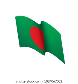Bangladesh flag, vector illustration