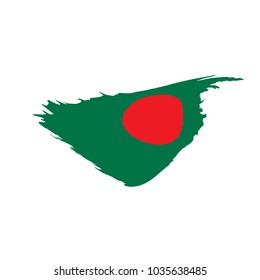 Bangladesh flag, vector illustration