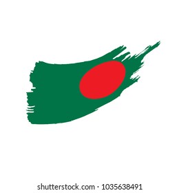 Bangladesh flag, vector illustration