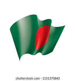 Bangladesh flag, vector illustration