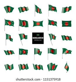 Bangladesh flag, vector illustration
