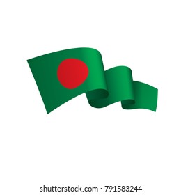 Bangladesh flag, vector illustration
