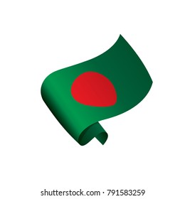Bangladesh flag, vector illustration