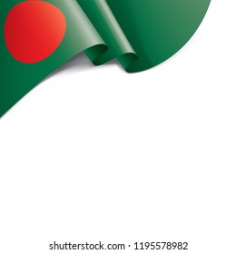 Bangladesh flag, vector illustration on a white background