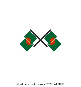 Bangladesh independence day icon set vector sign symbol