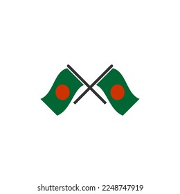 Bangladesh independence day icon set vector sign symbol