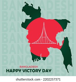 Bangladesh independent and victory day social media post design