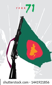 Bangladesh Liberation War / Bangladesh Muktijuddho / Bangladesh Flag 