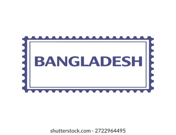 Bangladesh postagem selo vetor ícone em um fundo branco
Carimbo de correio vetorial sobre fundo branco