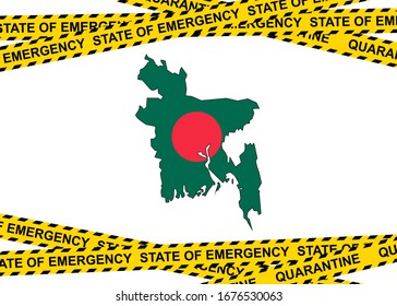 Bangladesh quarantine and extraordinary emergency measures under pandemic virus.