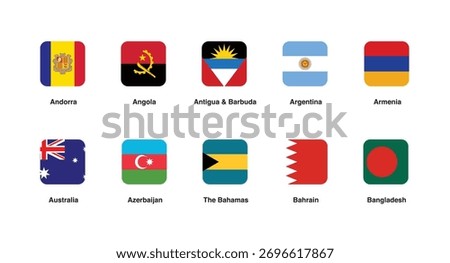 Bangladesh

Thumbnail Rounded World Square Shape Icon Circular Circle Flag Icon Symbol Nation Country World Set Chart National Football Futbol Sports Team Club
