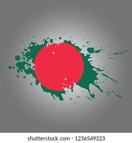Bangladesh Vector paint stain
