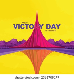 Bangladesh Victory Day 16 December Vector Illustration