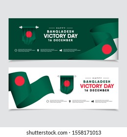 Bangladesh victory day vector template. Design illustration for banner, advertising, greeting cards or print. Design happiness celebration.; 