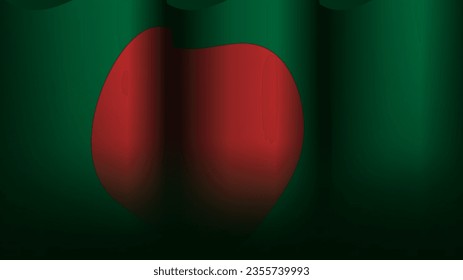 bangladesh waving flag concept background design vector illustration suitable for poster design at state event moment on bangladesh