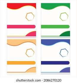Bangladeshi election leaflet vector template