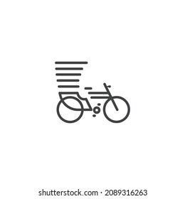 Bangladeshi Rickshaw vector icon illustration