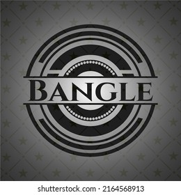 Bangle black emblem. Vector Illustration. Detailed. 